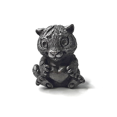 Фигурка оловянная. Тигрёнок. Высота 40 мм